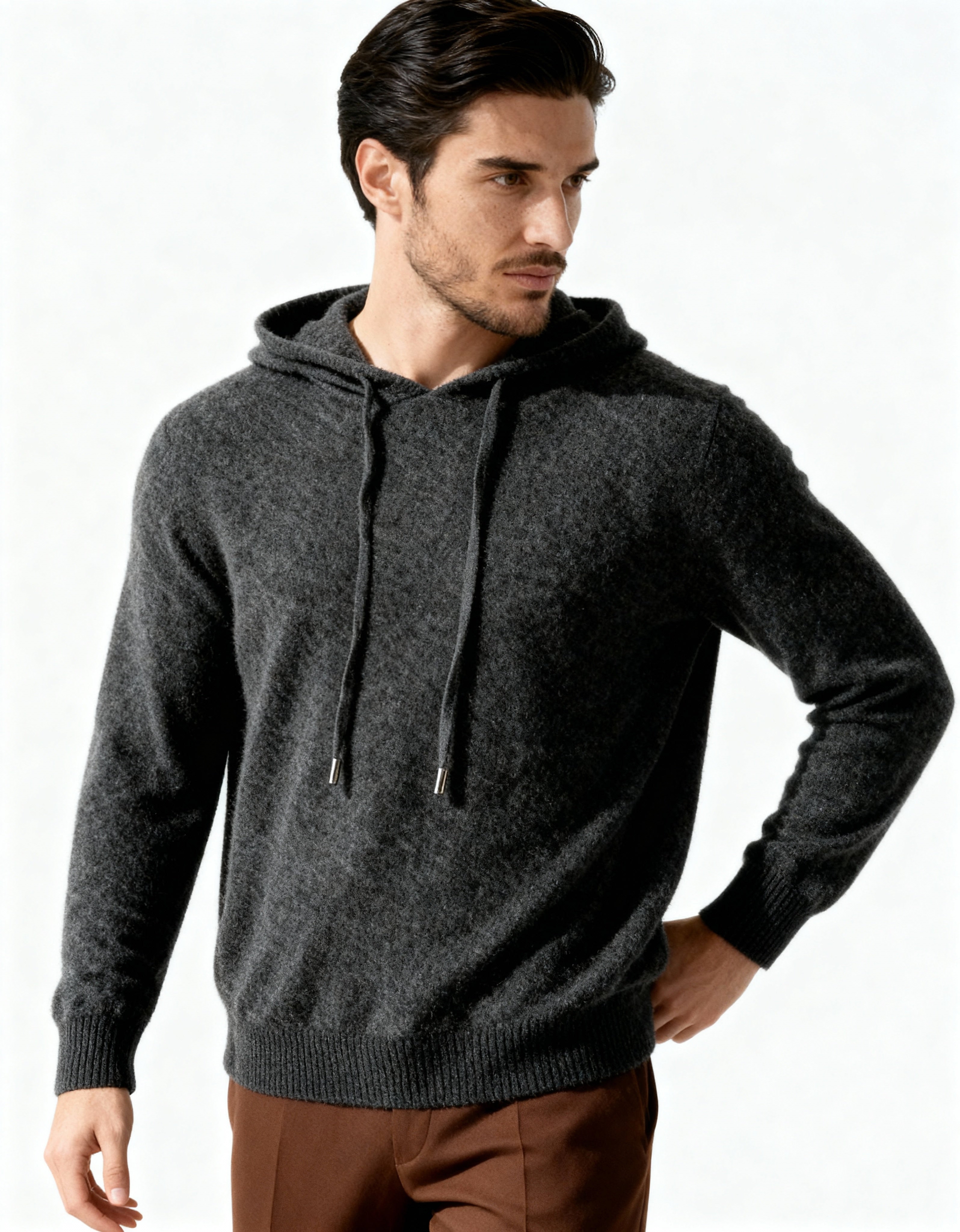 100 % Kaschmir-Hoodie
