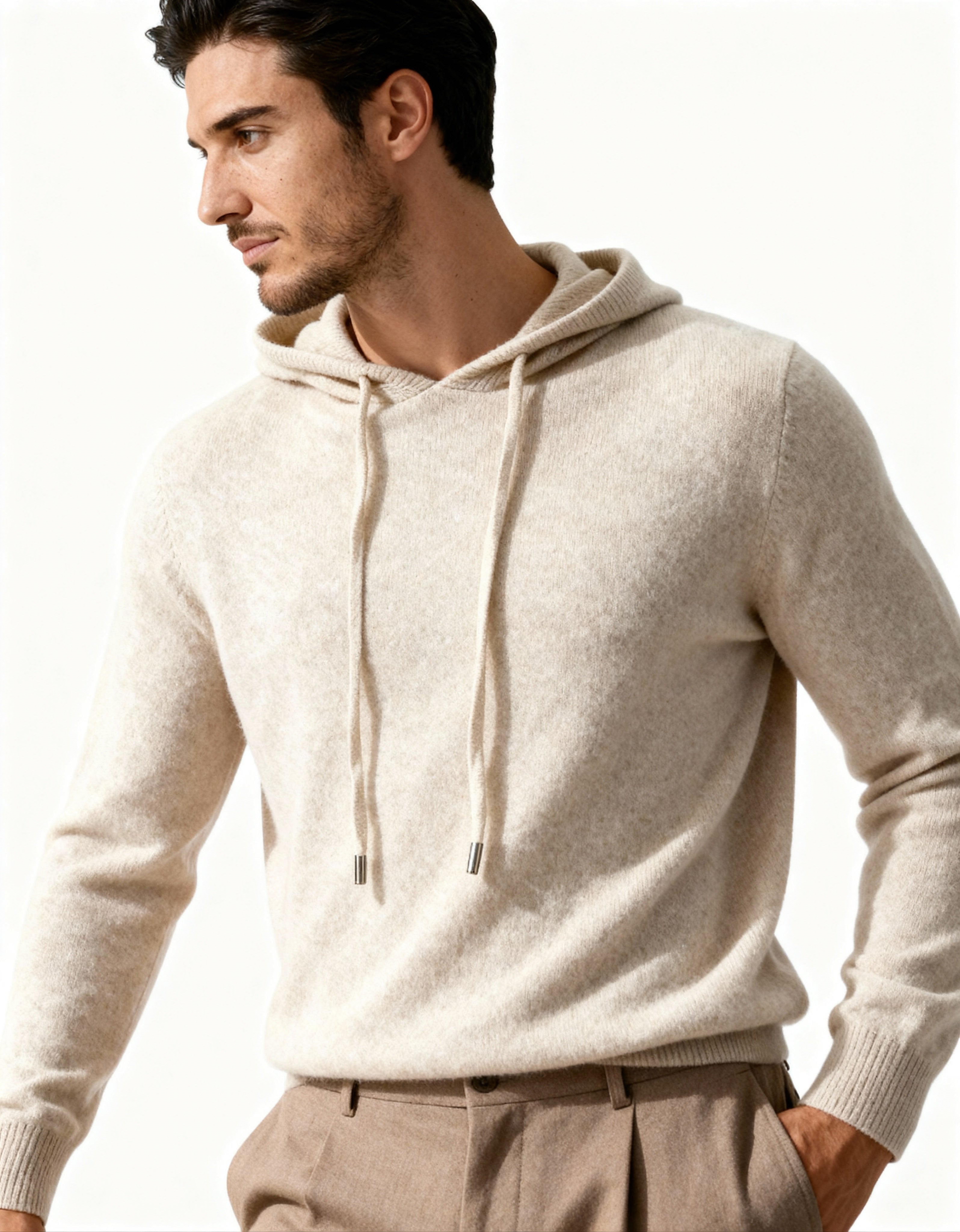100 % Kaschmir-Hoodie
